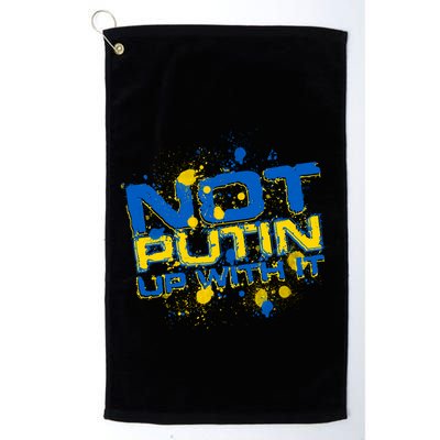 Not Putin Up With It Ukraine Golf Towel