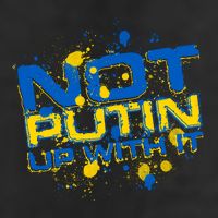Not Putin Up With It Ukraine Golf Towel