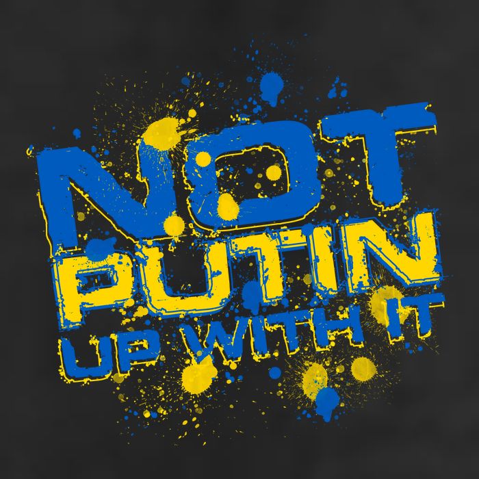 Not Putin Up With It Ukraine Golf Towel