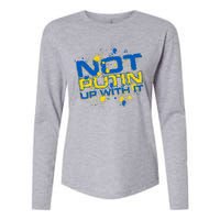 Not Putin Up With It Ukraine Womens Cotton Relaxed Long Sleeve T-Shirt