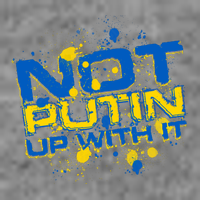 Not Putin Up With It Ukraine Toddler T-Shirt