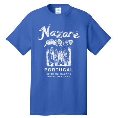 Nazare Portugal Vintage Surfing Meaningful Gift Tall T-Shirt