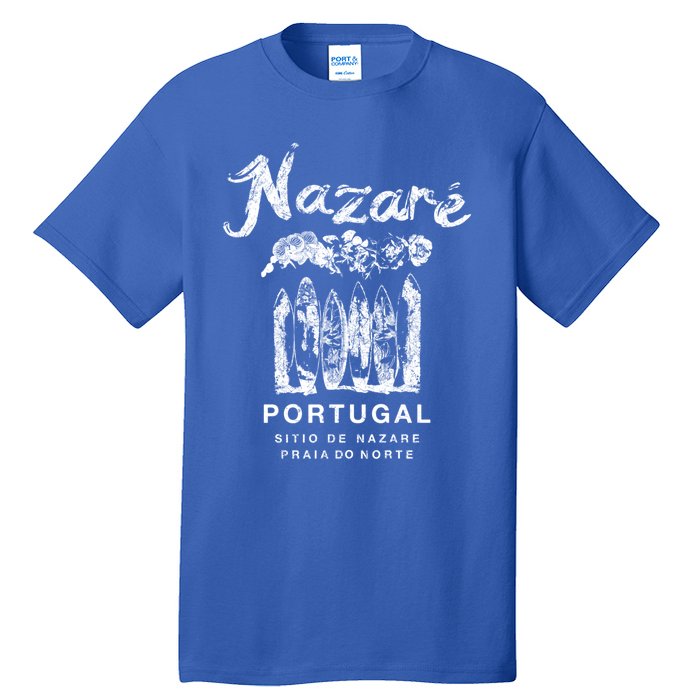 Nazare Portugal Vintage Surfing Meaningful Gift Tall T-Shirt