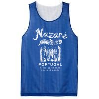 Nazare Portugal Vintage Surfing Meaningful Gift Mesh Reversible Basketball Jersey Tank