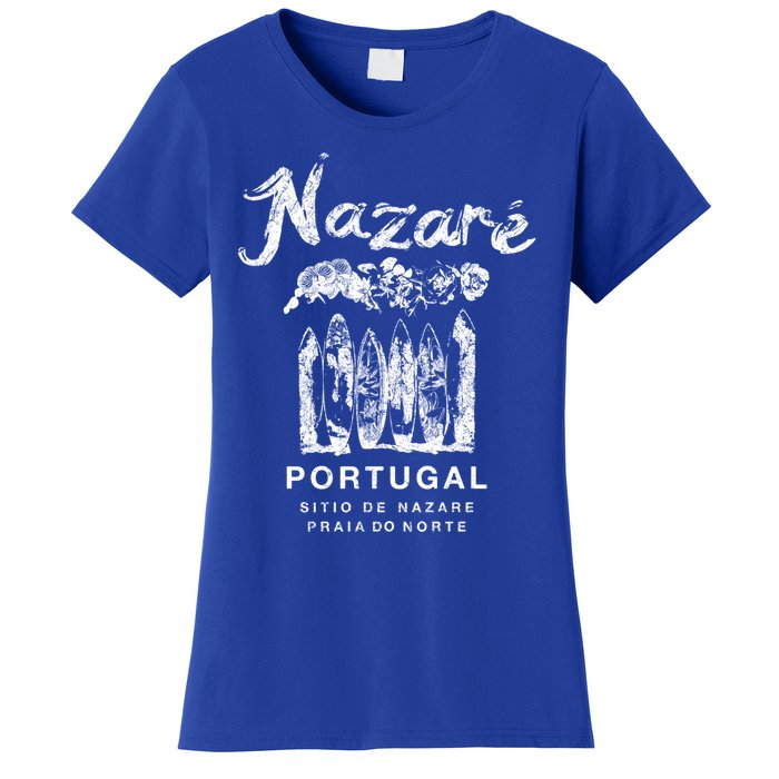 Nazare Portugal Vintage Surfing Meaningful Gift Women's T-Shirt