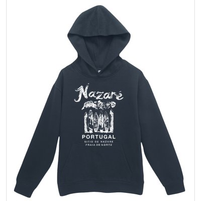 Nazare Portugal Vintage Surfing Meaningful Gift Urban Pullover Hoodie