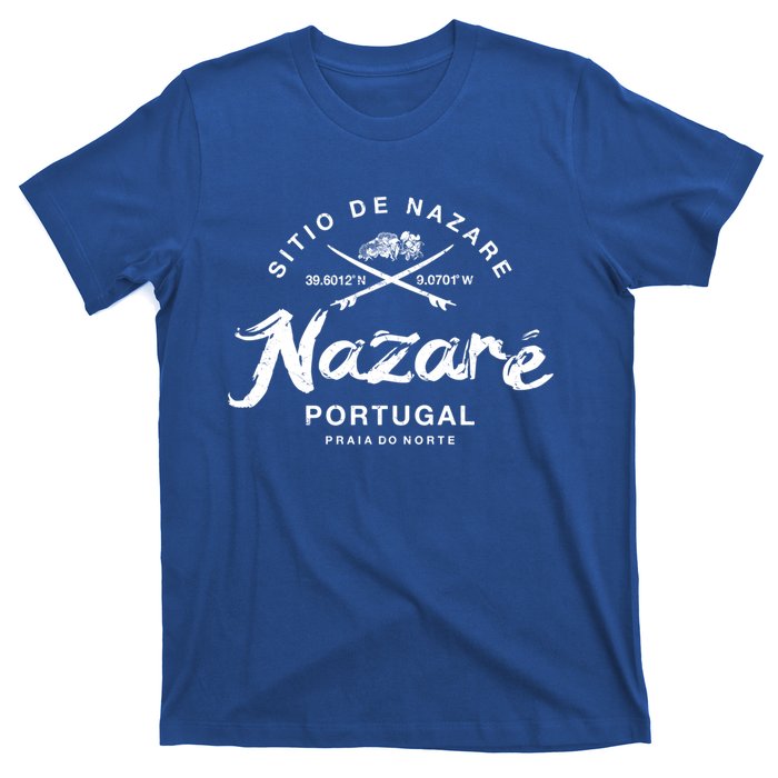 Nazare Portugal Vintage Surfing Gift T-Shirt