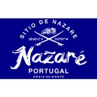 Nazare Portugal Vintage Surfing Gift Bumper Sticker