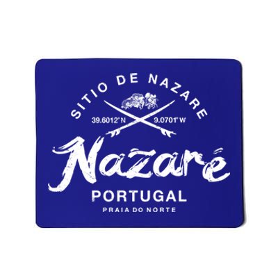 Nazare Portugal Vintage Surfing Gift Mousepad