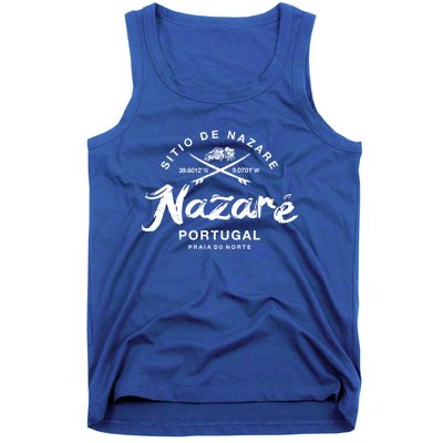 Nazare Portugal Vintage Surfing Gift Tank Top