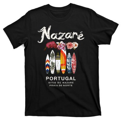 Nazare Portugal Vintage Surfing Gift T-Shirt