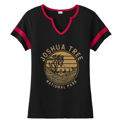 National Park Vacation Joshua Tree Ladies Halftime Notch Neck Tee