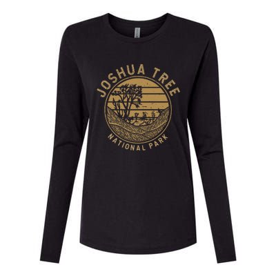 National Park Vacation Joshua Tree Womens Cotton Relaxed Long Sleeve T-Shirt