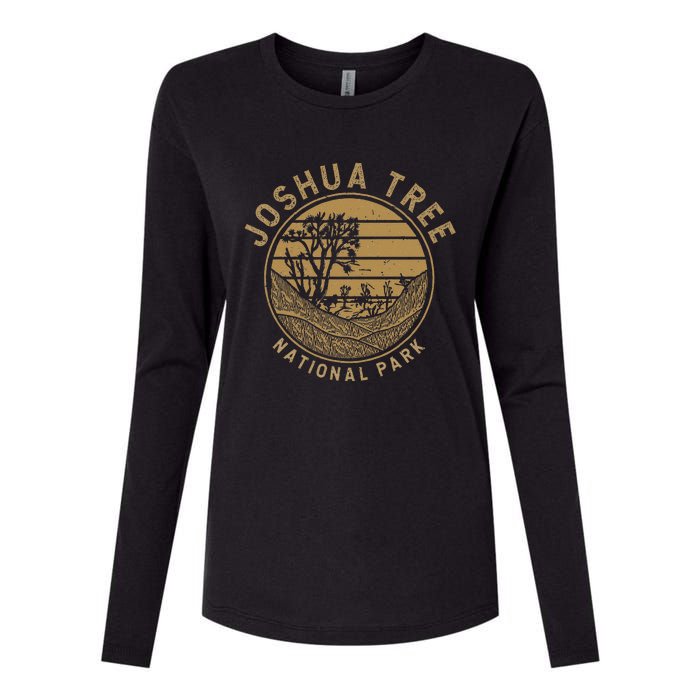 National Park Vacation Joshua Tree Womens Cotton Relaxed Long Sleeve T-Shirt