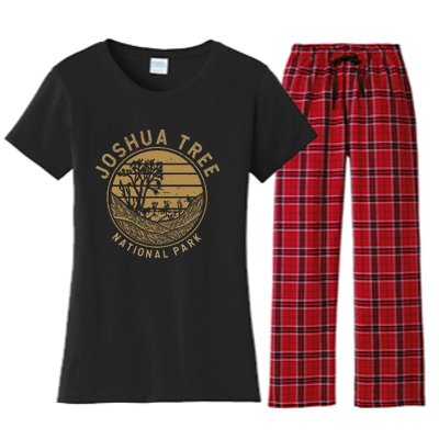 National Park Vacation Joshua Tree Women's Flannel Pajama Set