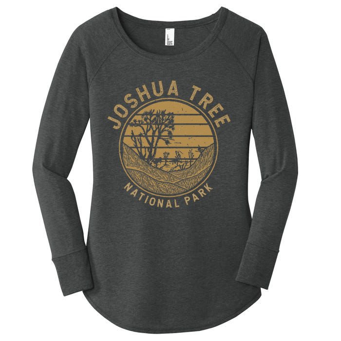 National Park Vacation Joshua Tree Women's Perfect Tri Tunic Long Sleeve Shirt