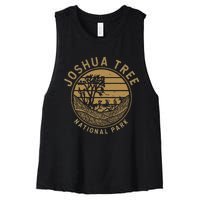 National Park Vacation Joshua Tree Women's Racerback Cropped Tank