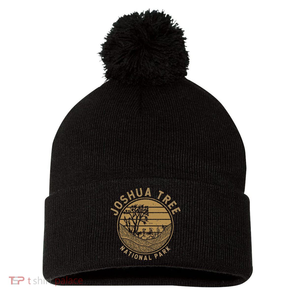 National Park Vacation Joshua Tree Pom Pom 12in Knit Beanie