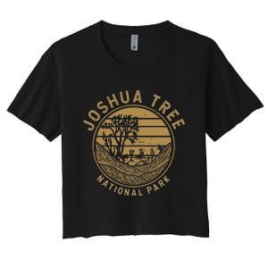 National Park Vacation Joshua Tree Women's Crop Top Tee