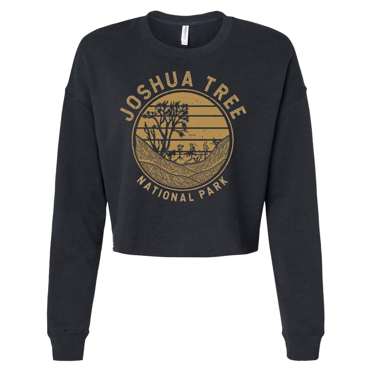 National Park Vacation Joshua Tree Cropped Pullover Crew