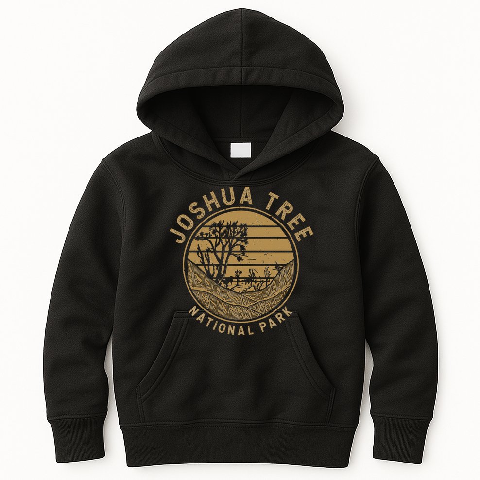 National Park Vacation Joshua Tree Kids Hoodie