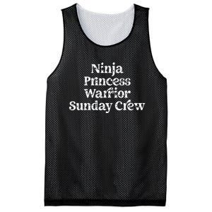 Ninja Princess Warrior Sunday Crew Mesh Reversible Basketball Jersey Tank