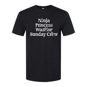 Ninja Princess Warrior Sunday Crew Softstyle CVC T-Shirt