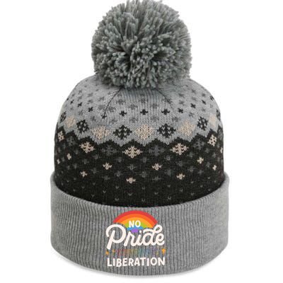 No Pride Without Liberation Lgbtq+ Activism The Baniff Cuffed Pom Beanie