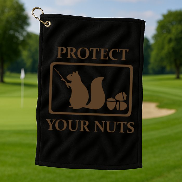 New Protect Your Nuts Golf Towel