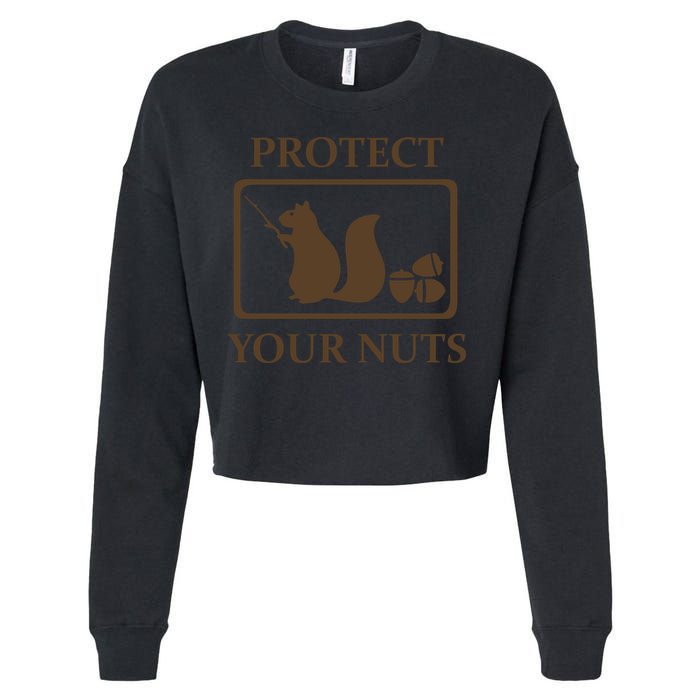 New Protect Your Nuts Cropped Pullover Crew