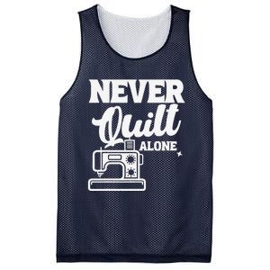 Never Quilt Alone Quilting Mesh Reversible Basketball Jersey Tank