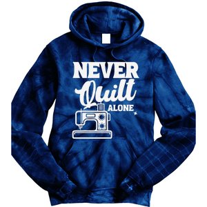 Never Quilt Alone Quilting Tie Dye Hoodie