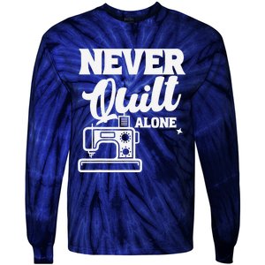 Never Quilt Alone Quilting Tie-Dye Long Sleeve Shirt