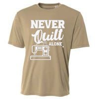 Never Quilt Alone Quilting Cooling Performance Crew T-Shirt