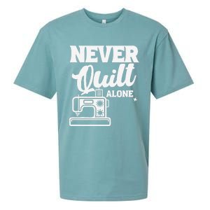 Never Quilt Alone Quilting Sueded Cloud Jersey T-Shirt