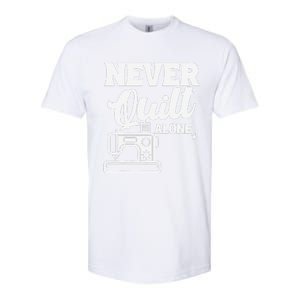 Never Quilt Alone Quilting Softstyle CVC T-Shirt