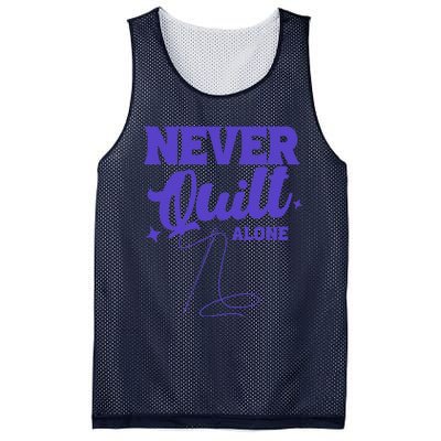 Never Quilt Alone Quilting Mesh Reversible Basketball Jersey Tank