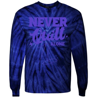 Never Quilt Alone Quilting Tie-Dye Long Sleeve Shirt