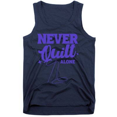 Never Quilt Alone Quilting Tank Top