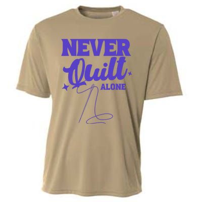 Never Quilt Alone Quilting Cooling Performance Crew T-Shirt