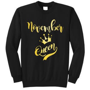 November Queen Birthday Birth Month Beautiful Queen Sweatshirt