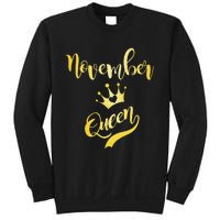 November Queen Birthday Birth Month Beautiful Queen Sweatshirt