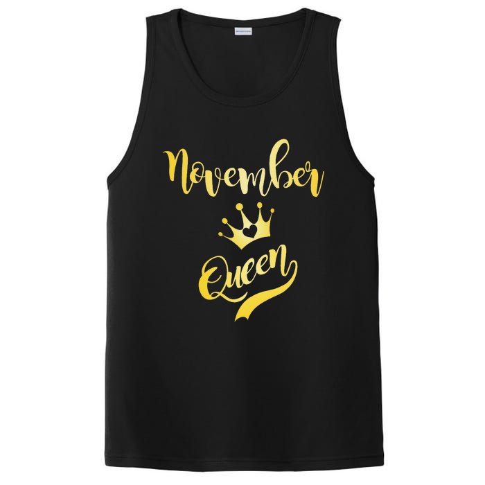 November Queen Birthday Birth Month Beautiful Queen PosiCharge Competitor Tank