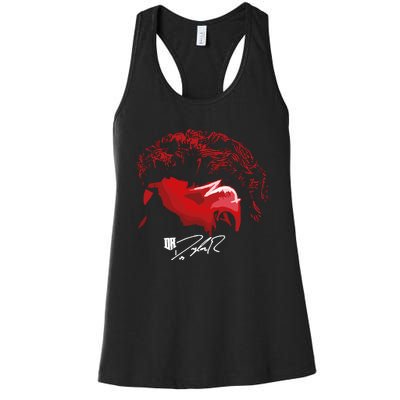 Nebraska Qb Dylan Raiola Haircut Women's Racerback Tank