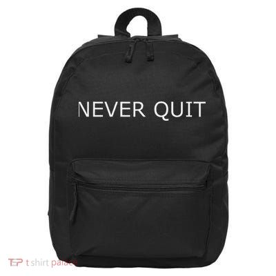 Never Quit 16 in Basic Backpack