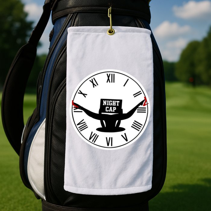 Nightcap Quarter To Three Golf Towel