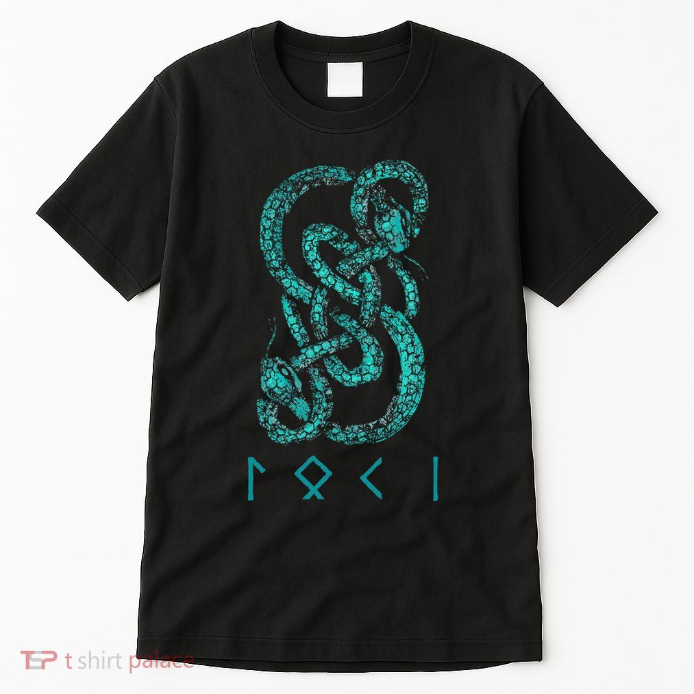 Norse Runes And Snake Nordic Norse Mythology Tall T-Shirt