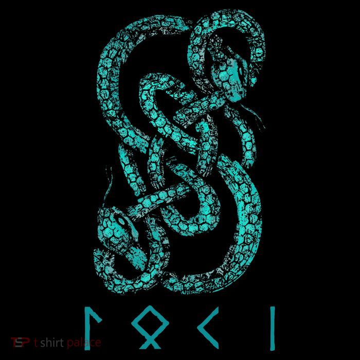 Norse Runes And Snake Nordic Norse Mythology Tall T-Shirt