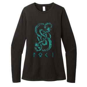 Norse Runes And Snake Nordic Norse Mythology Womens CVC Long Sleeve Shirt