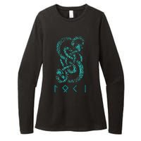 Norse Runes And Snake Nordic Norse Mythology Womens CVC Long Sleeve Shirt